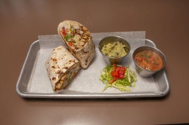 Otantik Tex Meksika mutfağı. Buritto olarak da bilinir.