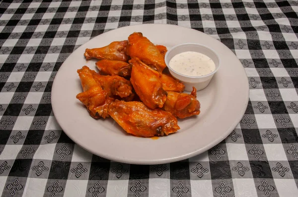 Autentisk Amerikansk Køkken Mad Bedst Kendt Som Buffalo Hot Wings - Stock-foto