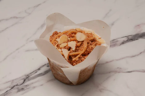 Deliciosa Sobremesa Conhecida Como Muffin Canela Maçã — Fotografia de Stock
