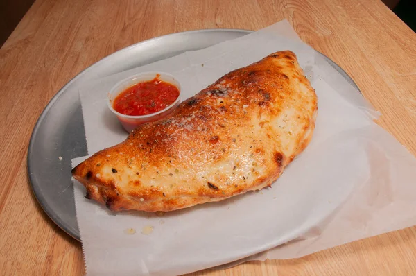 Delicious Italian Cuisine Known Calzone — Stock Photo, Image