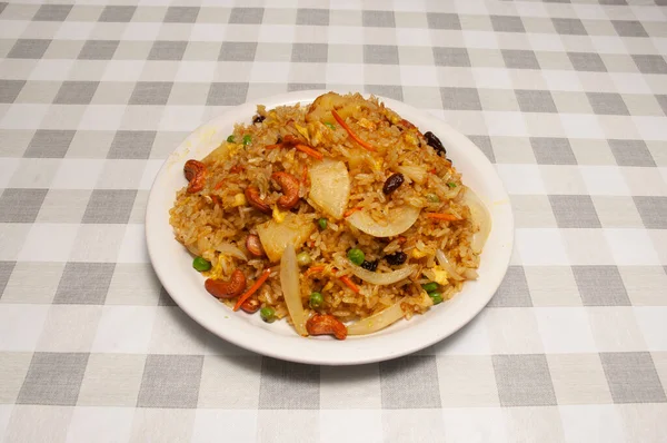 Delicious Asian Dish Known Pineapple Fried Rice — Stock Photo, Image