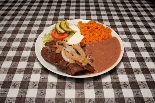 Plato Mexicano Mejor Conocido Como Carne Asada — Foto de Stock