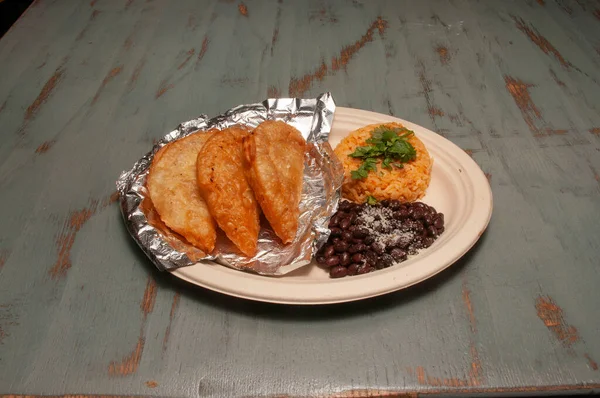 Traditional Spanish Mexican Food Beef Empanada Meat Pie — Photo