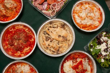 Delicious authentic and traditional tasty Italian foods