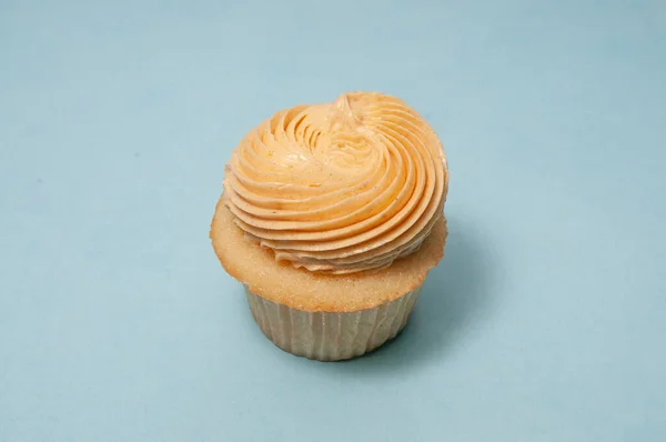 Delicioso Produto Padaria Conhecido Como Cupcake Cobertura Crean Manteiga — Fotografia de Stock