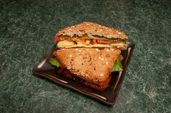 Delicious Authentic American Cuisine Known Veggie Melt — 图库照片