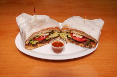 Torta olarak bilinen lezzetli Meksika mutfağı.