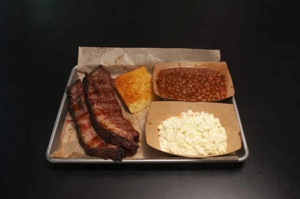 Heerlijke Amerikaanse Keuken Bekend Als Rundvlees Brisket — Stockfoto