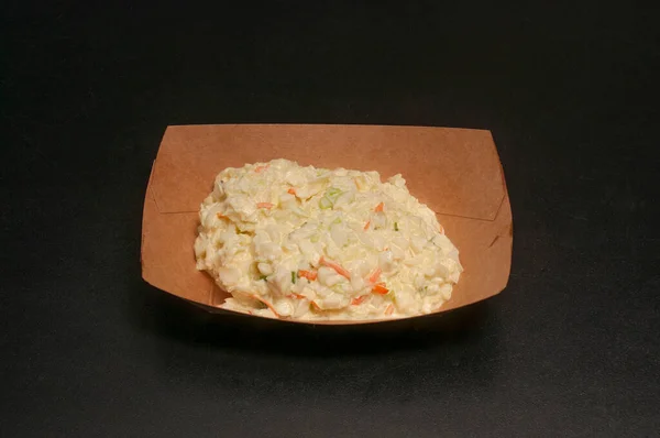 美国南部传统的菜系 被称为Coleslaw — 图库照片