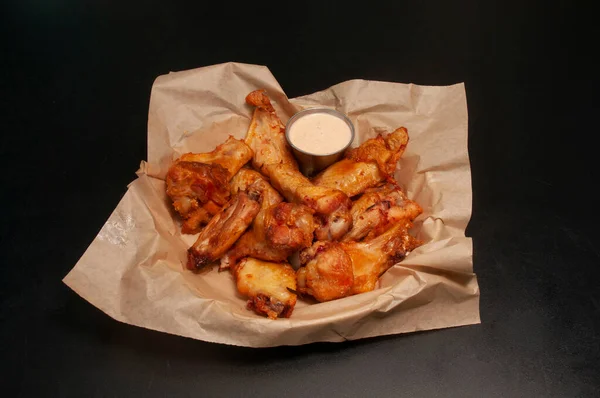American cuisine dish known as chicken wings