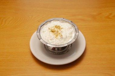 Lezzetli bir yemek. Sütlaç olarak bilinir.