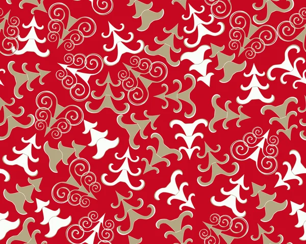 Vecteur sans couture Arbre de Noël fond — Image vectorielle