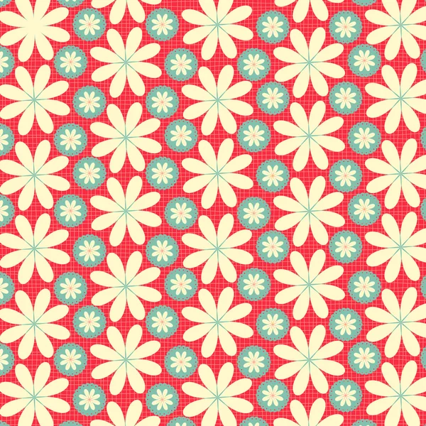 Vector flower pattern background — Stock Vector