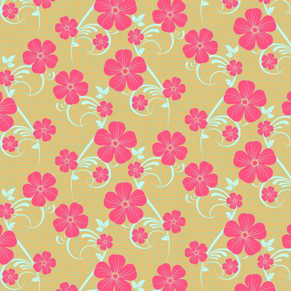 Fond vectoriel motif fleur — Image vectorielle