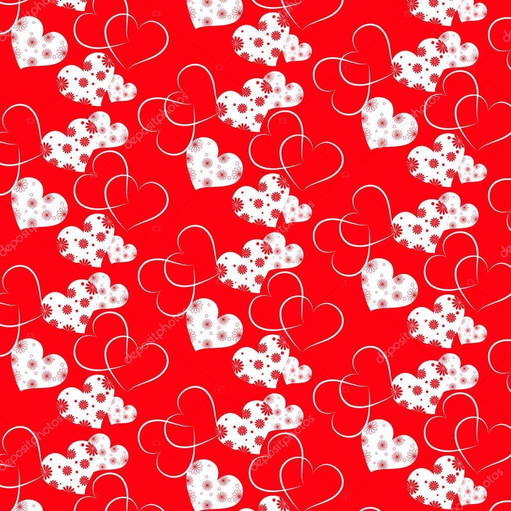 abstract Valentines day vector pattern background