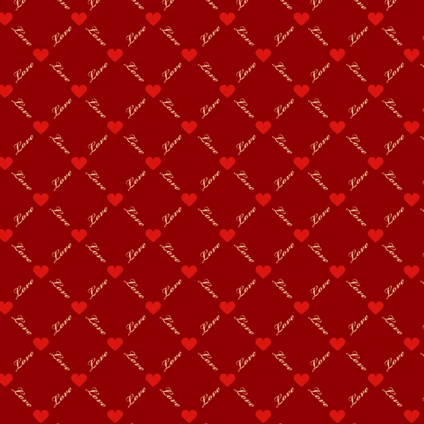 Abstrait Valentines jour vectoriel motif fond — Image vectorielle