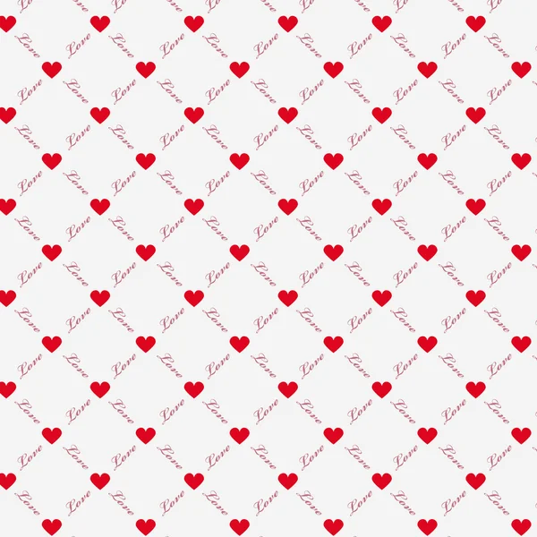Abstract Valentijnsdag vector patroon achtergrond — Stockvector