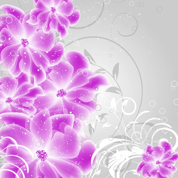 Αφηρημένη διάνυσμα φόντο λουλούδι — Διανυσματικό Αρχείο