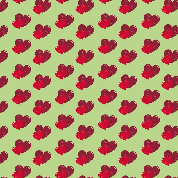 Abstract Valentijnsdag vector patroon achtergrond — Stockvector