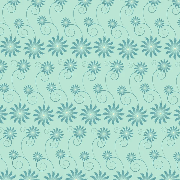 抽象的な花ベクター パターン背景 — ストックベクタ