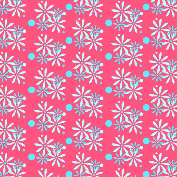 Fond de motif vectoriel fleur abstraite — Image vectorielle