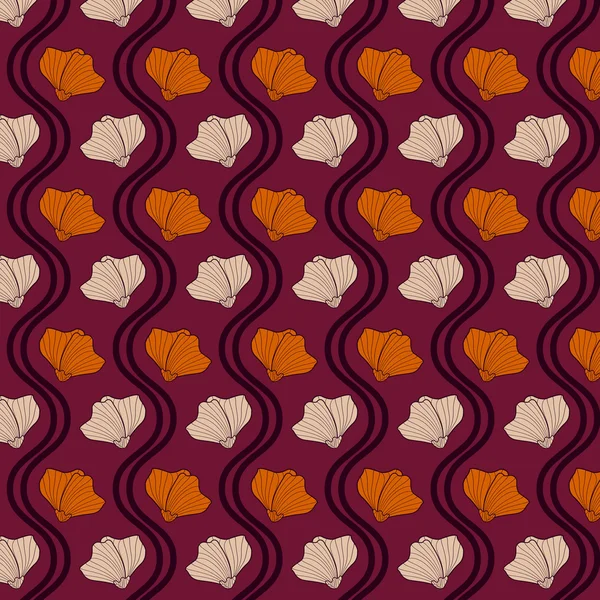 Abstrakte Vektor floralen Muster Hintergrund — Stockvektor
