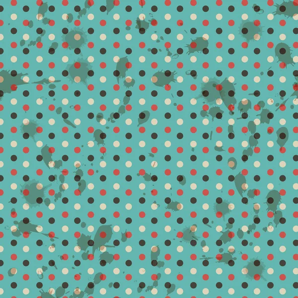Vector polka dot pattern background — Stock Vector