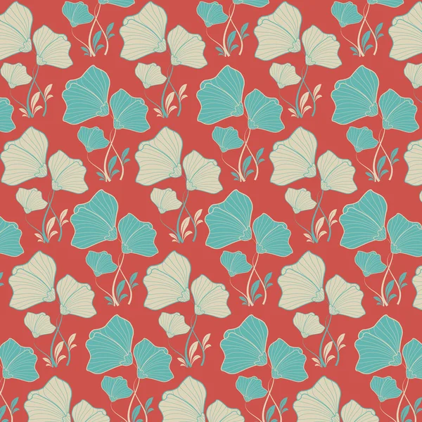 Vector abstracto flor patrón fondo — Vector de stock