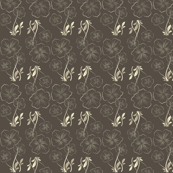 スクラップ ブックのためベクトル抽象的な花パターンの紙のセット — ストックベクタ