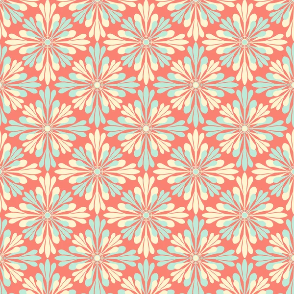矢量抽象花卉图案背景 — 图库矢量图片