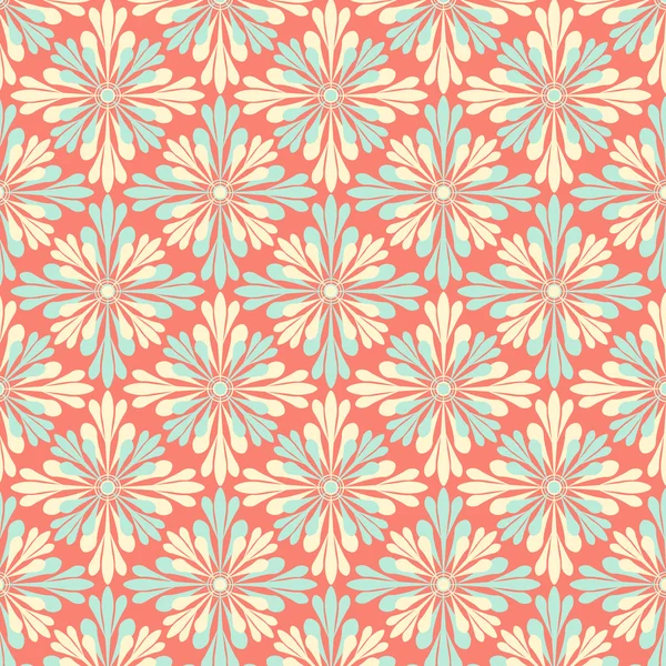 Vecteur abstrait fleur motif fond — Image vectorielle