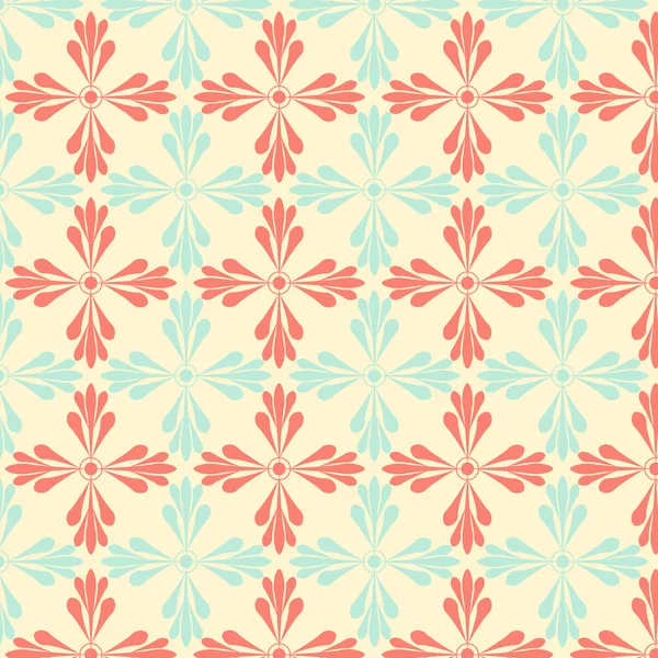 抽象的な花パターンのベクトルの背景 — ストックベクタ
