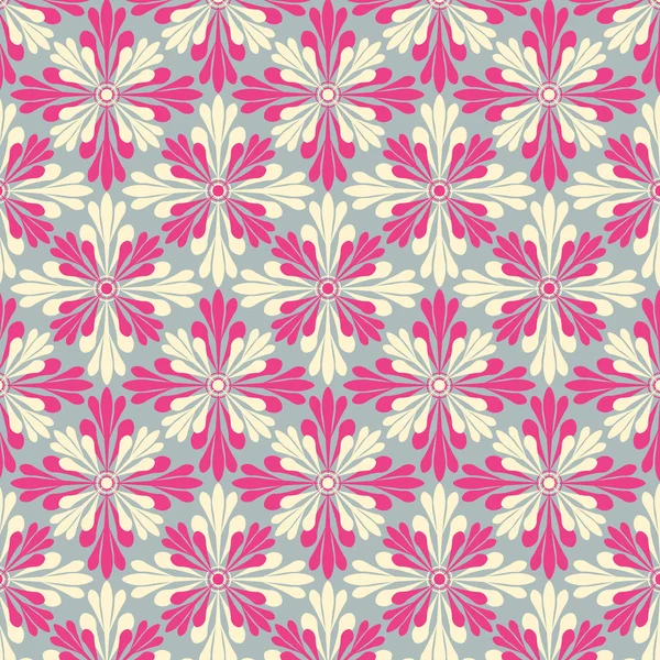 Vecteur abstrait fleur motif fond — Image vectorielle