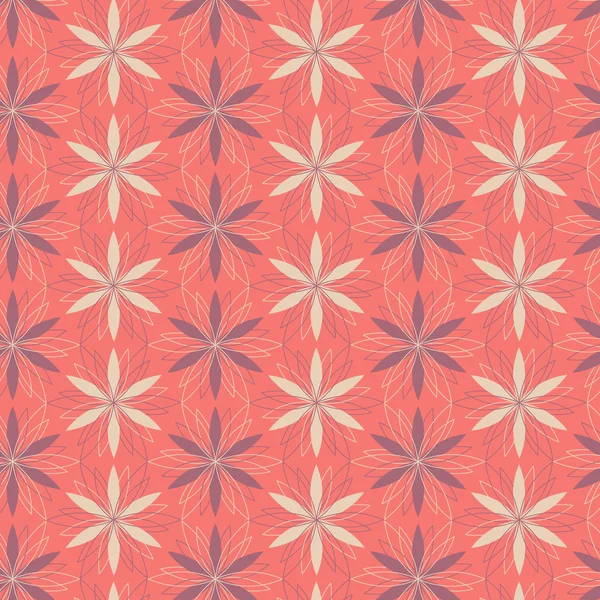 Vecteur abstrait fleur motif fond — Image vectorielle