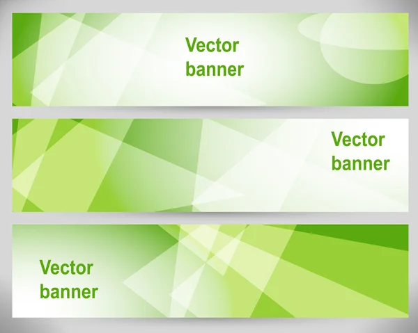 Banners abstractos. Fondos vectoriales . — Vector de stock