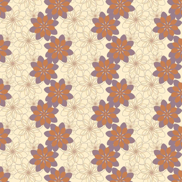 Vector abstracto flor patrón fondo — Archivo Imágenes Vectoriales