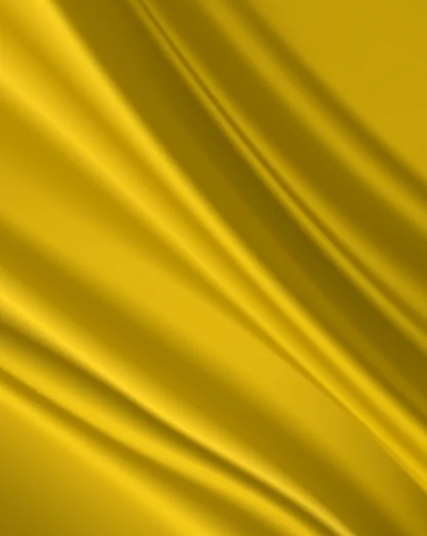 Astratto tessuto di seta gialla per lo sfondo — Vettoriale Stock