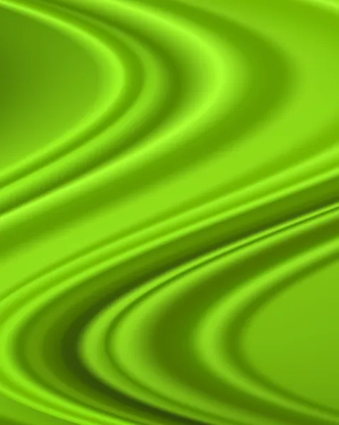 Tejido de seda verde abstracto para fondo — Archivo Imágenes Vectoriales