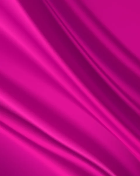背景の抽象的なピンクのシルク生地 — ストックベクタ