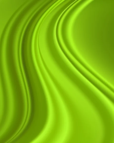 Tejido de seda verde abstracto para fondo — Archivo Imágenes Vectoriales