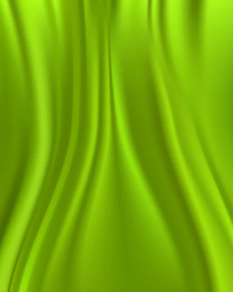 Tejido de seda verde abstracto para fondo — Vector de stock