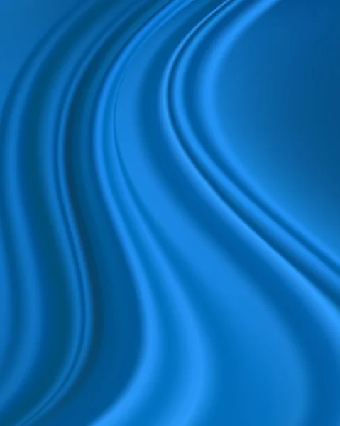 Abstrakt blå siden tyg för bakgrund — Stock vektor