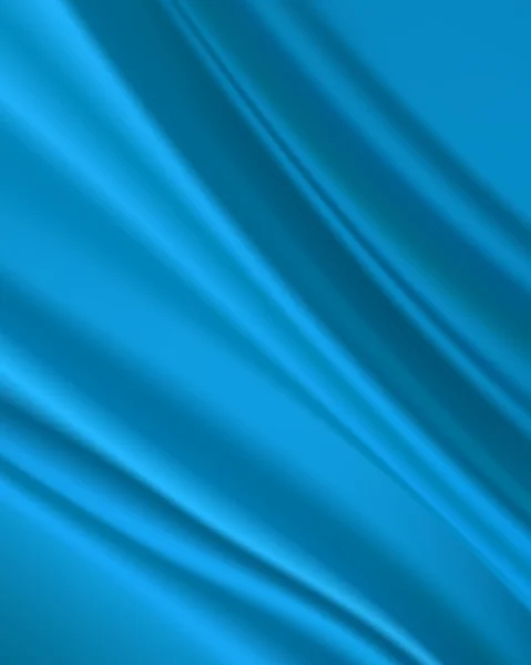 Astratto tessuto di seta blu per lo sfondo — Vettoriale Stock