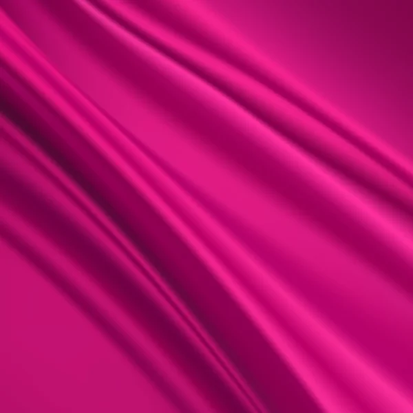 Abstract pink silk fabric for background — Stock Vector