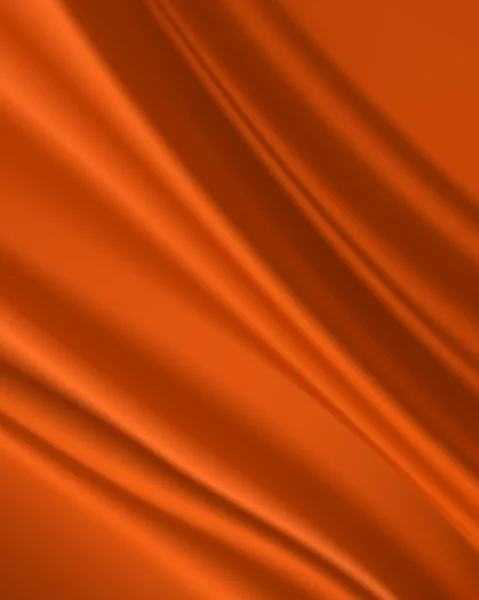 Tejido de seda naranja abstracto para fondo — Vector de stock