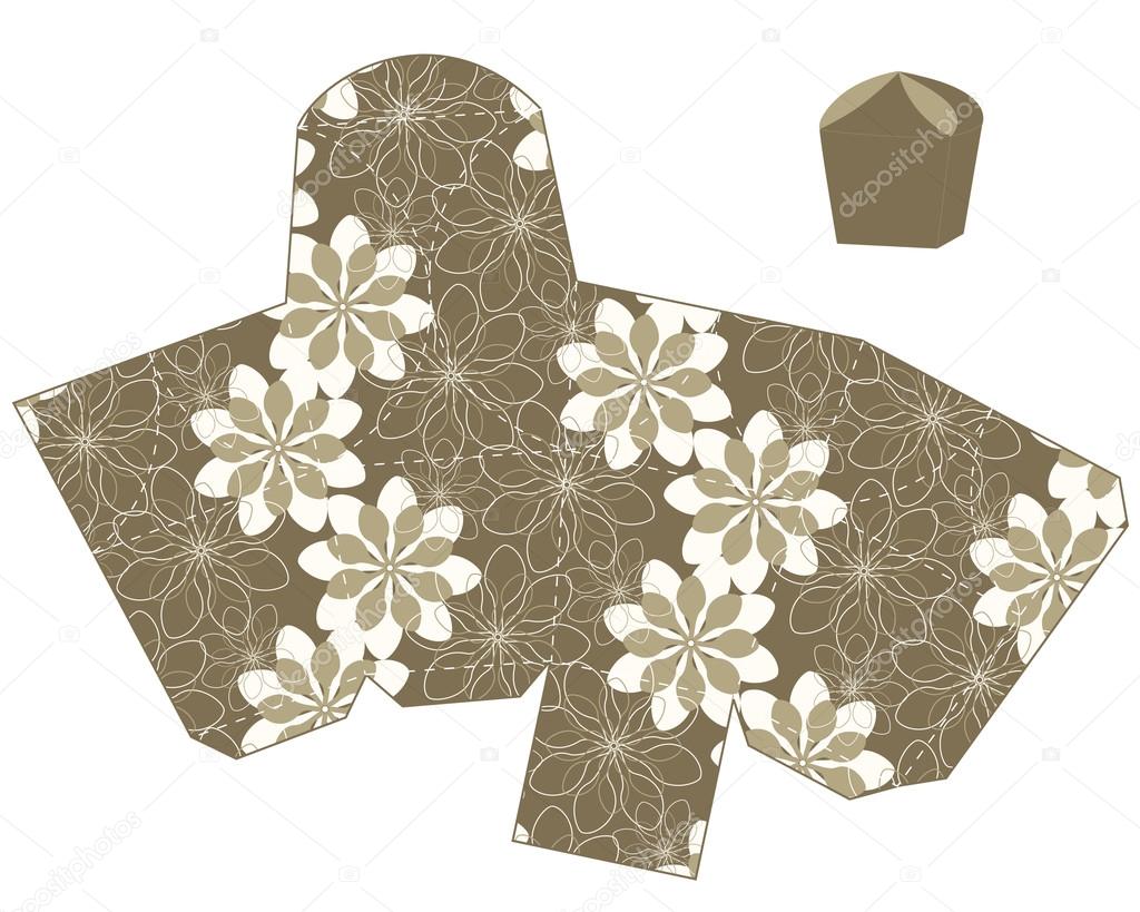 Stylized flower gift box template Stock Vector Image by ©Mary1507 33506333