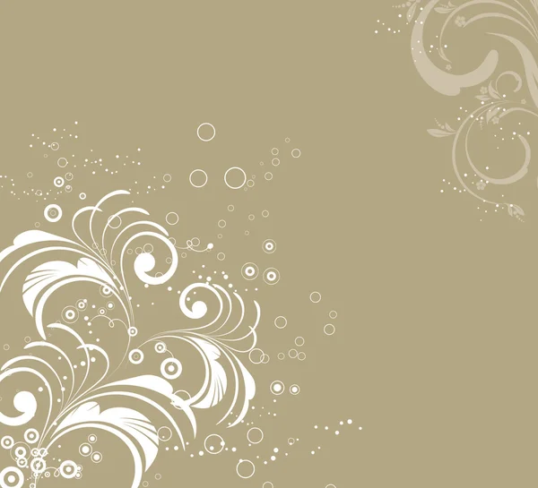 Vector flor patrón decorativo abstracto — Vector de stock