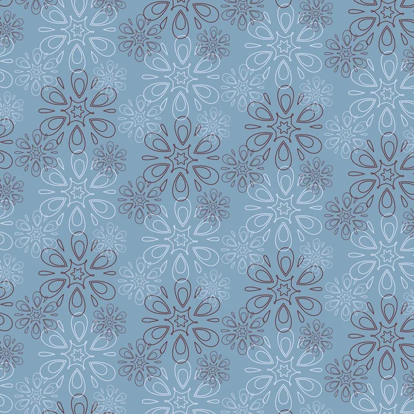 Papel patrón de flores para scrapbook — Vector de stock