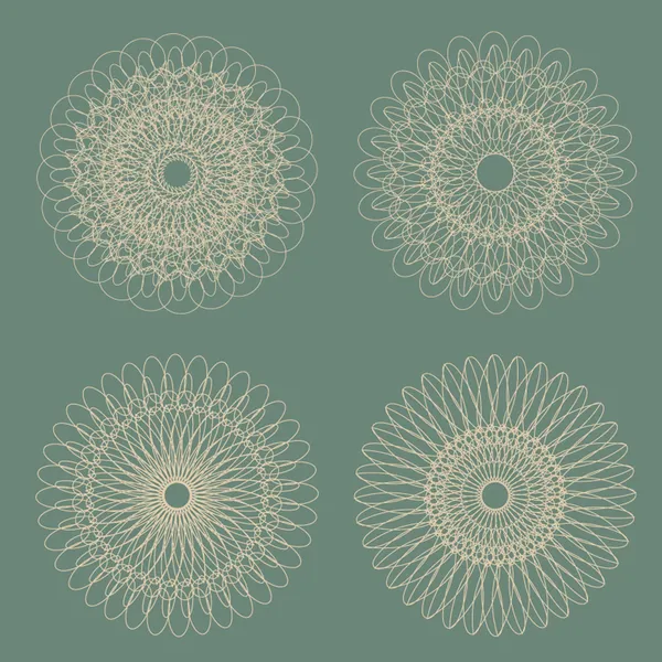 Ensemble d'éléments décoratifs vectoriels — Image vectorielle