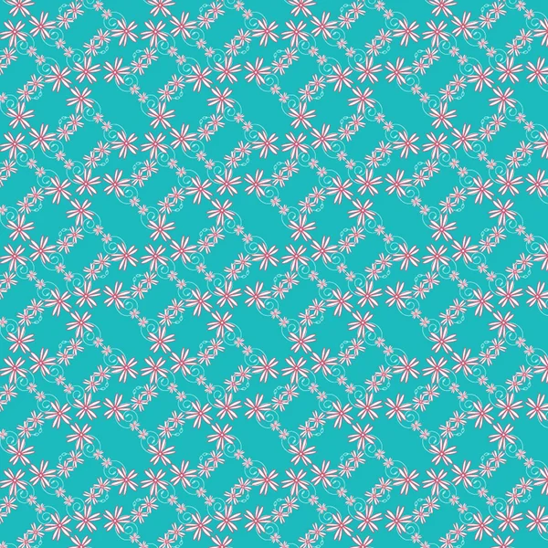 Vector abstracto flor patrón fondo — Vector de stock